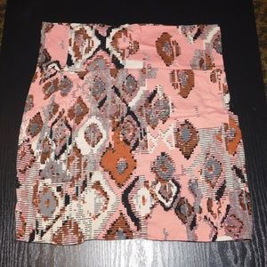 Multicolored Mini Skirt